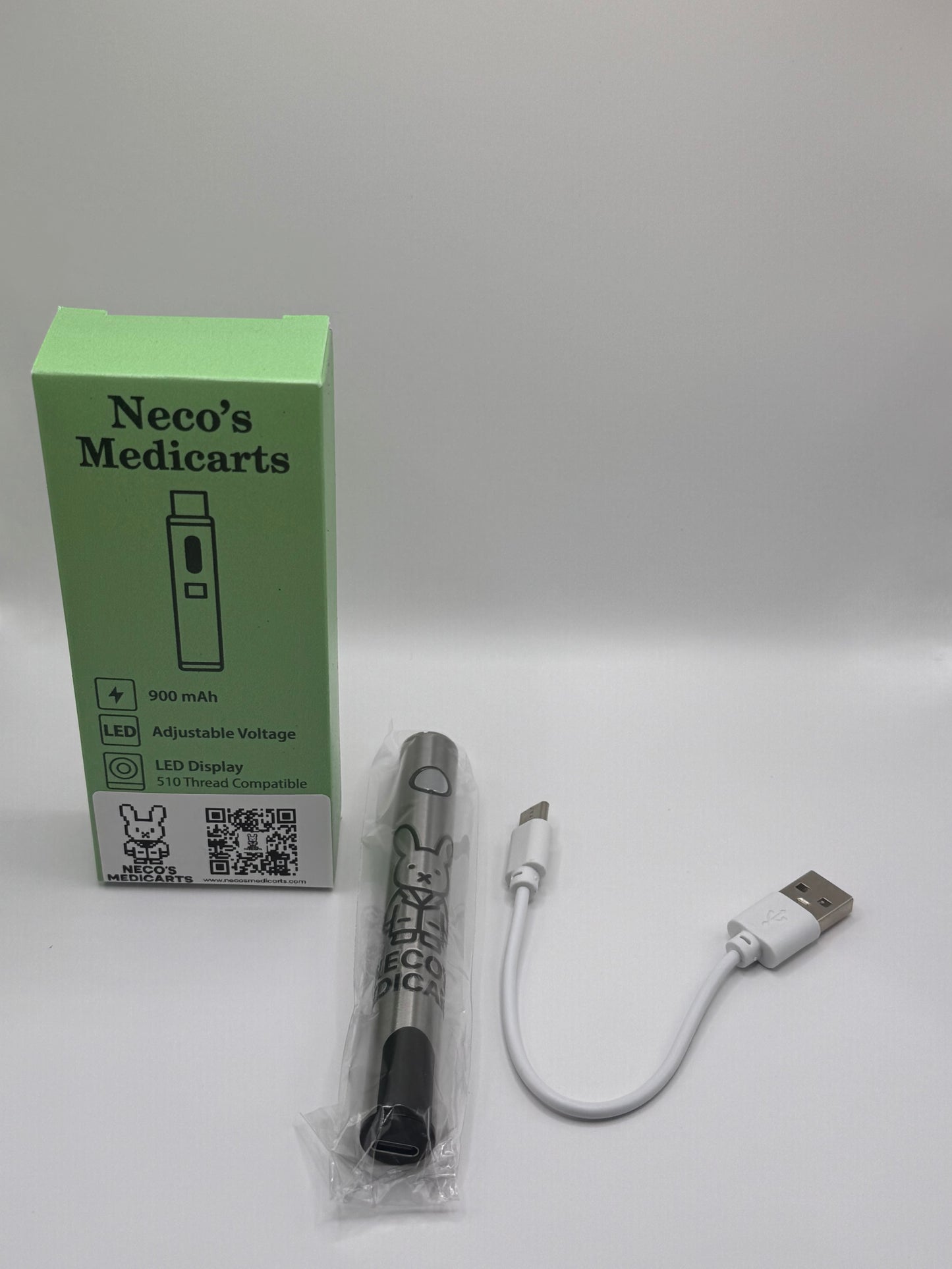 Neco’s Medicarts Custom Vape Bundle – Battery + Refillable Cartridge