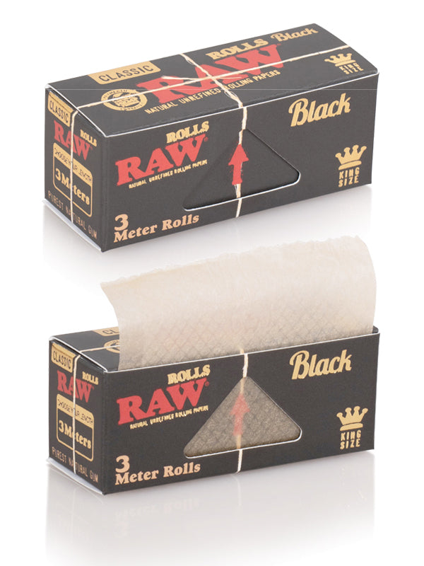 Raw Black – Rolls 3 meter rolvloei