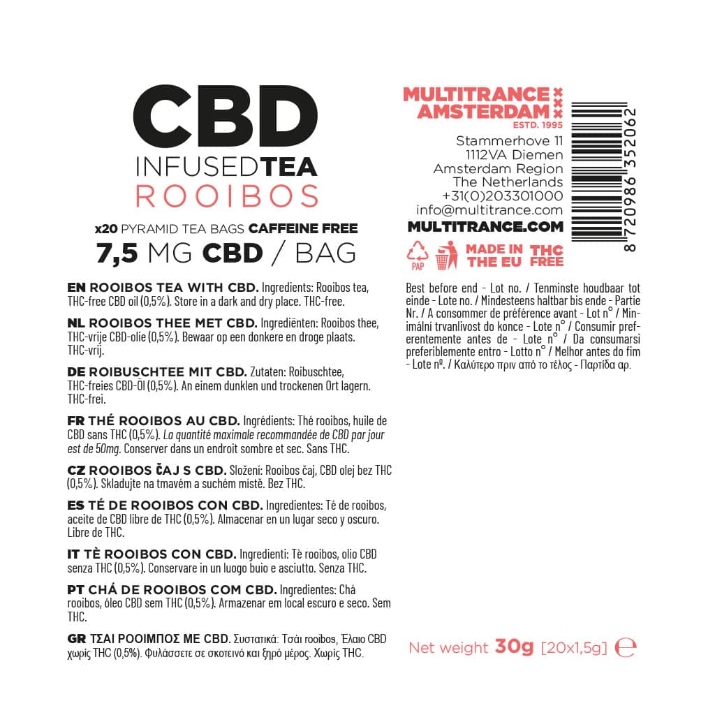 CBD Infused Thee – 3 Smaken | Sample Pack (3 Theezakjes)