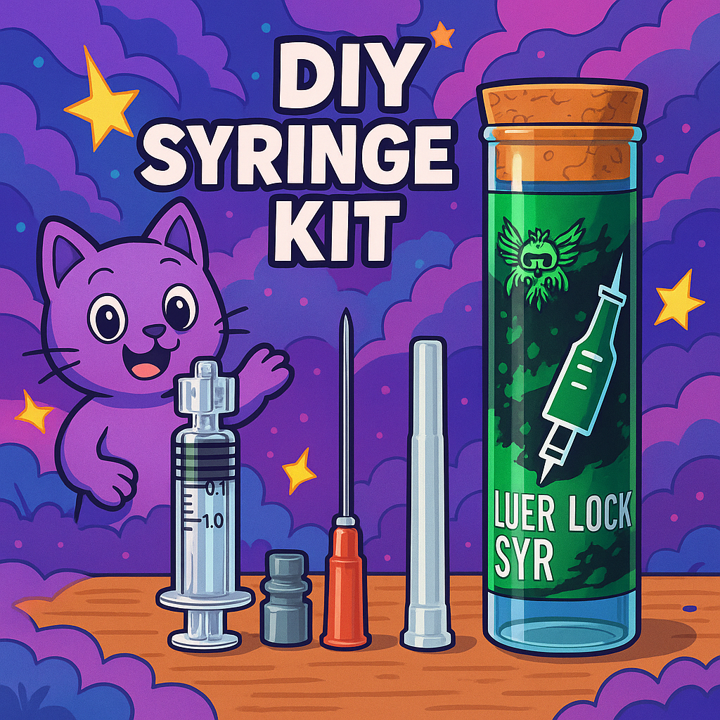 DIY Syringe Kit – 2ml/1ml met Luer Lock