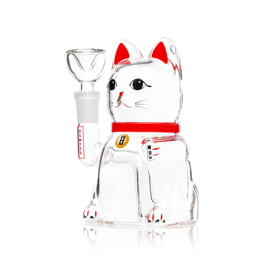 HEMPER Lucky Money Cat Bong 5"