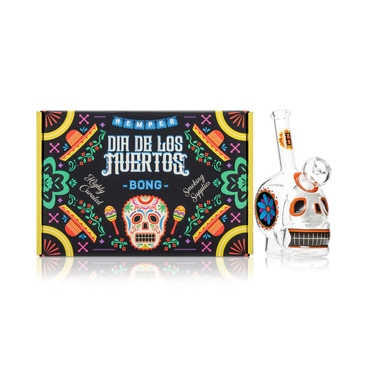 Hemper | Dia De Los Muertos Skull Bong 6.1”
