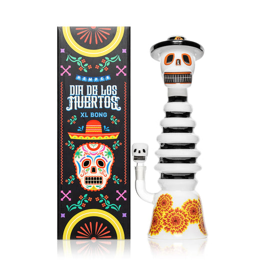 Hemper | Dia De Los Muertos Skull XL Bong 13.2”