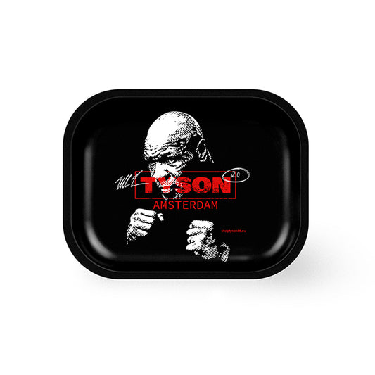 Tyson 2.0 Boxing Mike Signature Rolling Tray M 	                                      Afmeting: 27,5 × 17,5 cm
	•	Randhoogte: circa 2,2 cm