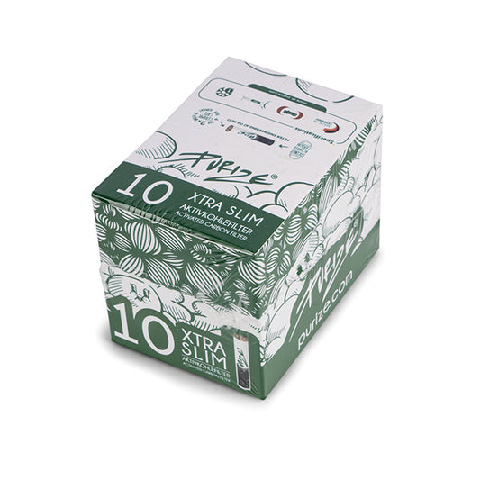 10 x PURIZE® XTRA Slim Filters White 6mm