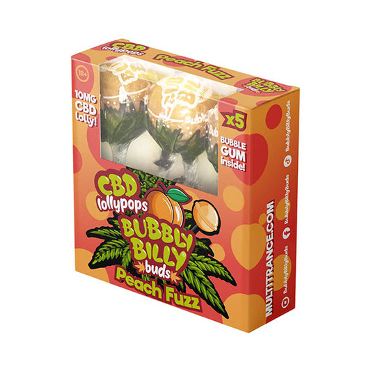 CBD Peach Fuzz Lollies – Gift Box (5 Lollies)